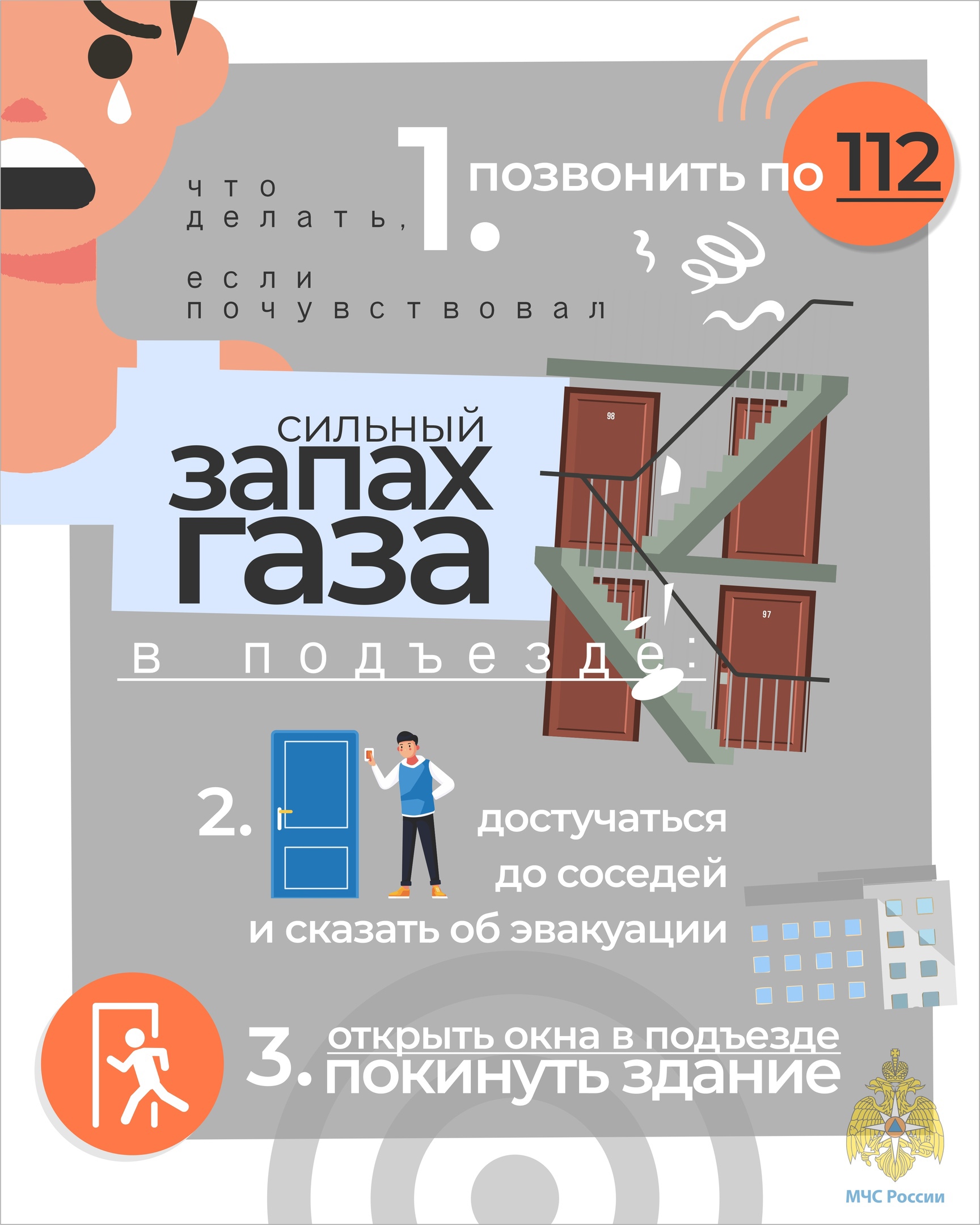 Запах газа в подъезде