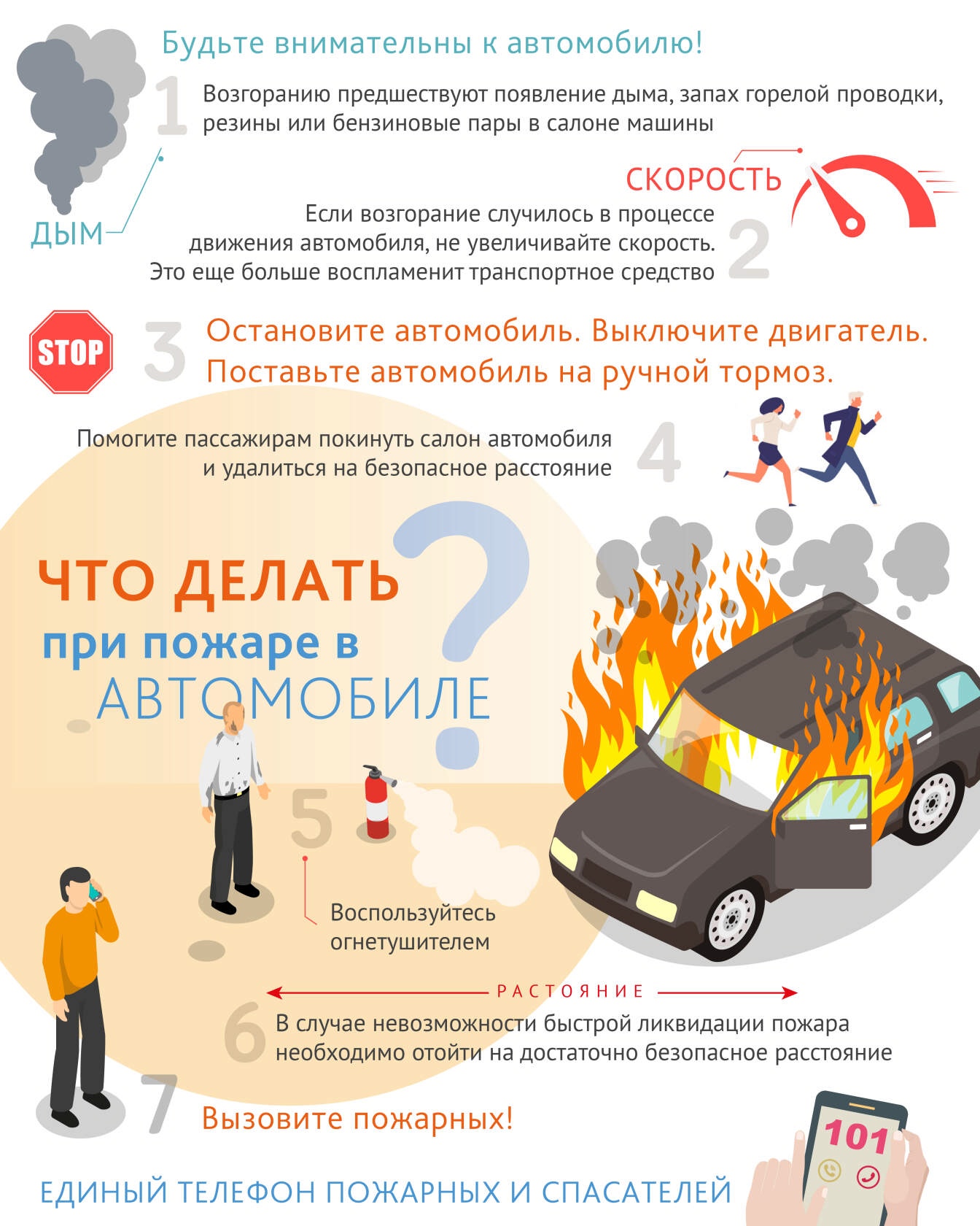 Пожар в автомобиле