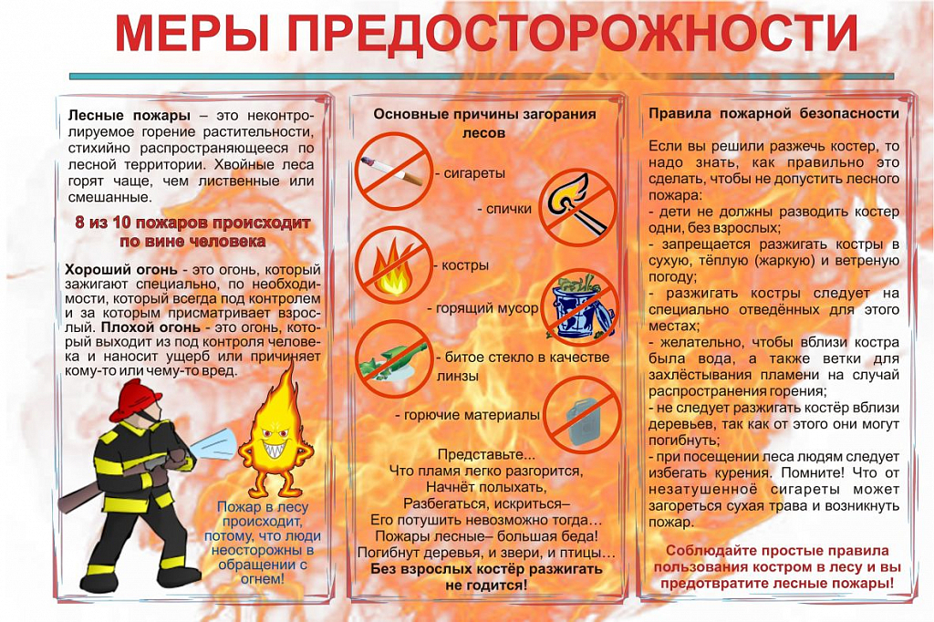 Пожар в лесу